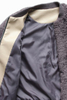 女士重型冬季大衣麂皮绒皮革大衣